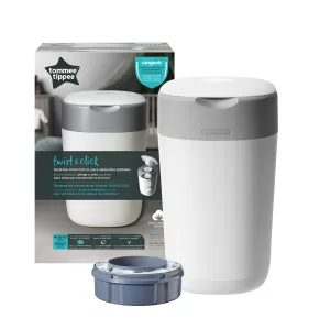 TOMMEEE TIPPEE - TACHO PARA DESECHAR PAÑALES - BLANCO CON GRIS