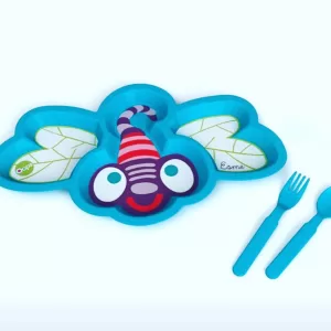 OOPS – SET PLATO Y CUBIERTOS - LUCIERNAGA