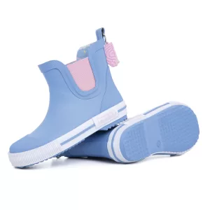 PENNY SCALLAN DESIGN - GUMBOOTS CELESTE CON ROSA talla 20