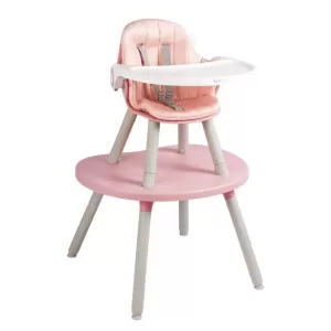 HAPPY DINO - MESA DE COMER 2 EN 1 -ROSADA