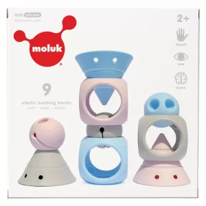 MOLUK - BUILDING GENIUS COLORES PASTEL (6 meses+)