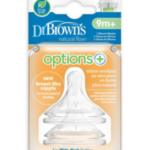DR. BROWN´S – TETINA BIBERON BOCA ANCHA – NIVEL CORTE Y